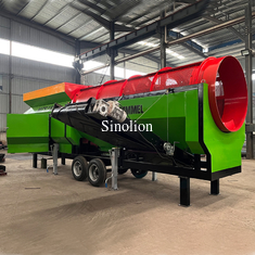 2.4kw-50kw Heavy Duty Steel Trommel Compost Sifter for in Zhengzhou Sinolion