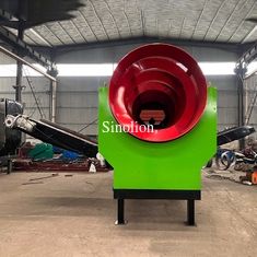 6200 KG Stainless Steel Compost Trommel Drum Screening for Fine Sand in Zhengzhou Sinolion