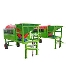 Food Processing Mobile Compost Aggregate Screening Equipment with 3.15*1.1*1.65m Size
