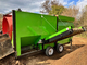 Durable Mobile Compost Sifter with Cleaning System Cleaning Brush