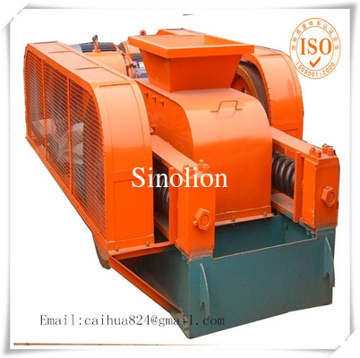 Labor saving double roller coal crusher