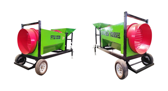 Wood Sawdust Chips Trommel Screen Equipment for Bulk Retail Sale