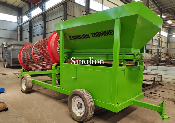 Wood Sawdust Chips Trommel Screen Equipment for Bulk Retail Sale