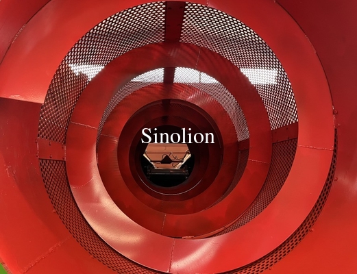 Zhengzhou Sinolion Mobile Wet Type Trommel Screen Rotary Drum Screen Equipment for Compost 6200 KG