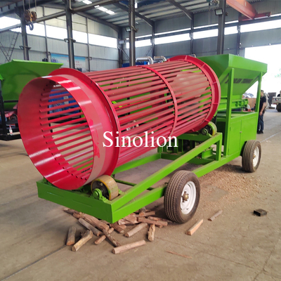 Zhengzhou Sinolion Mobile Coal Sawdust Firewood Rolling Tracked Trommel Vibrating Screen