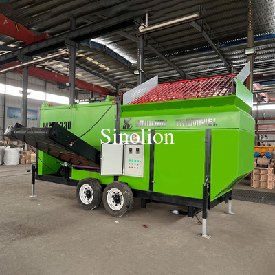 Vermicompost Machine Small Trommel Rock Screening Machine with Customizable Voltage