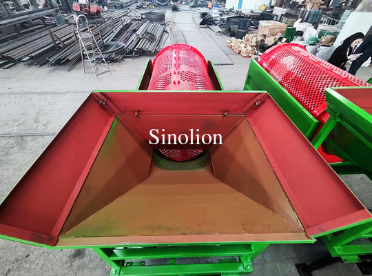 Portable Trommel Screen with 2-80MM Mesh Size Used in Multipurpose Applications