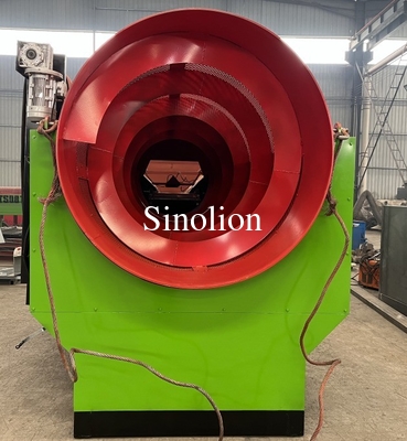 Topsoil Sieve Trommel Screen with Conveyor Zhengzhou Sinolion Double Drum Equipment