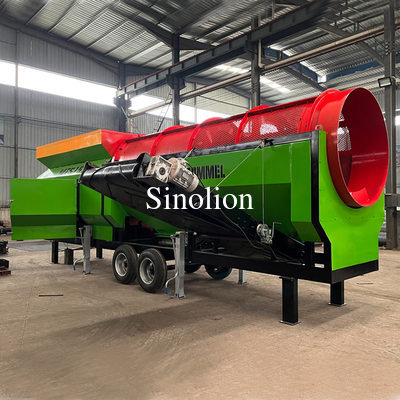 Mining Separation Customized Acceptable Rotating Compost Trommle Screen for Material Sorting