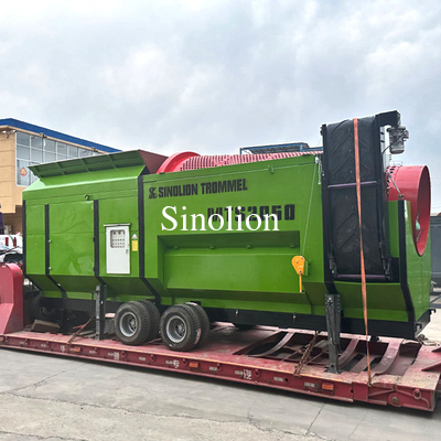 Mining Separation Customized Acceptable Rotating Compost Trommle Screen for Material Sorting