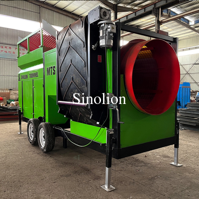 Drum Screen Filter for 4.3*1.9*2.45m Rotary Compost Sifter in Composting Process