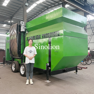 Drum Screen Filter for 4.3*1.9*2.45m Rotary Compost Sifter in Composting Process