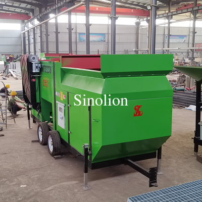 Drum Screen Filter for 4.3*1.9*2.45m Rotary Compost Sifter in Composting Process