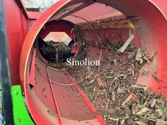 MTS1230 Cleaning Brush Mining Trommel Screener Customization Durable Cleaning System