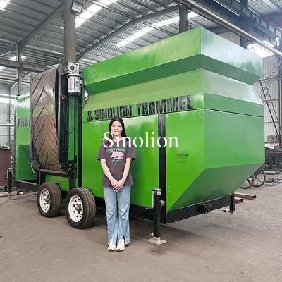 MTS1230 Cleaning Brush Mining Trommel Screener Customization Durable Cleaning System