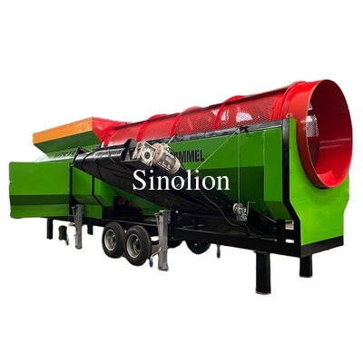 Portable Sand Screen for Materials in Zhengzhou Sinolion Mobile Topsoil Trommel Screens