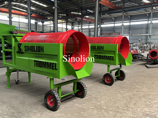 Portable Efficiency and Durable Design Small Trommel Screen for Customers' Request