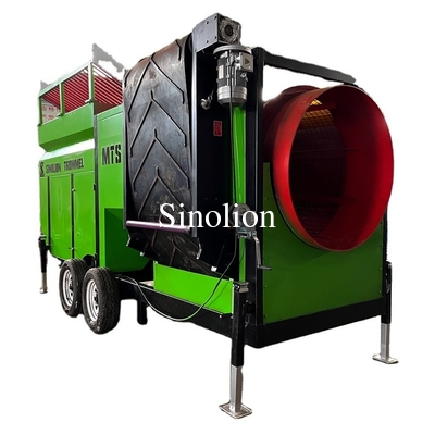 Reciprocating Soil Screening Made Easy with 2600 KG Mobile Trommel Screen