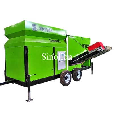 Zhengzhou Sinolion's 2600 KG Portable Rock Screening Machine for Retail and Top Soil