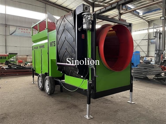 Zhengzhou Sinolion's 2600 KG Portable Rock Screening Machine for Retail and Top Soil