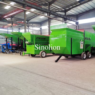 Building Material Shops Mobile Electric Trommel Mining Screen with Best 4.15*1.9*2.45m