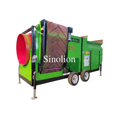 Circular Mobile Trommel Screen Perfect for Concrete Recycling and Top Soil Screening