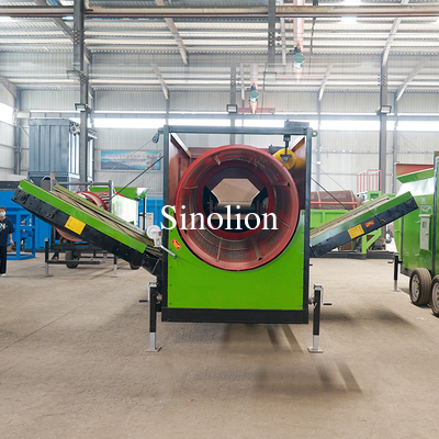 Mobile Trommel Soil Screening Bucket with Rotary Drum Screen and 4*2.1*2.7m Dimensions