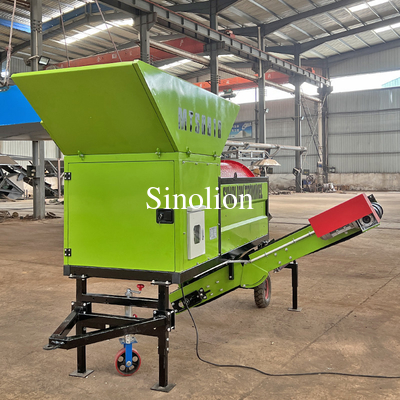 650 KG Energy-saving Mobile Compost Trommel Screen with Diesel Engine Generator Set