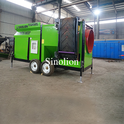 Advanced Mobile Soil Trommel Screen Machine Circular Rock Trommel Screen for Sand Compost