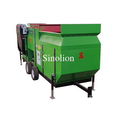 220v /380v /415v Voltage Mobile Trommel Soil Screening Equipment for Sand Separation
