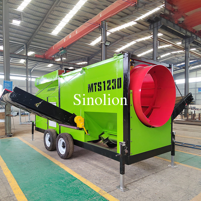 Customized Compost Sifter Efficiently Separate and Sieve with 2-80MM Mesh Size