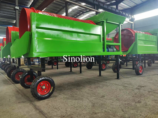 Compost Screener Trommel Screen for Customers' Request  Aggregate Stone Screening Rotating Sieve Machine
