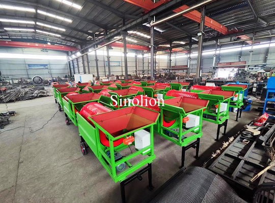 Manufacturing Plant Portable Small Trommel Drum Screen for Municipal Solid Waste Processing