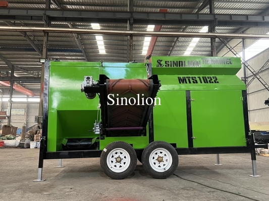 Material Separation Circular Compost Sieve Machine with Material Sorting Functionality