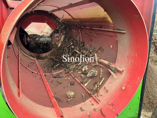 Direct Heavy Duty Mobile Drum Sieve in Customized Design with 220V/380V/415V Voltage