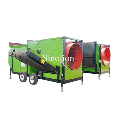 MTS1230 Cleaning Brush Mining Trommel Screener Customization Durable Cleaning System
