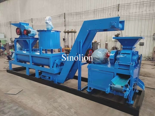 automatic charcoal coal briquetting equipment complete without installation