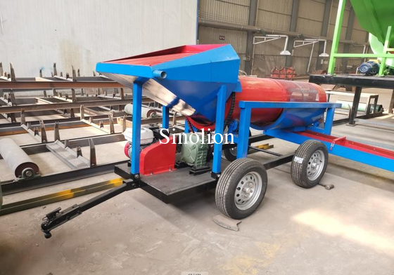 GMTS0519 gold diamond  alluvial rotary separator drum trommel washing machinery equipment