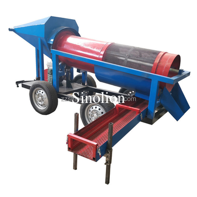 Diesel type small capacity  gold diamond  gravity separator trommel washing machinery equipment