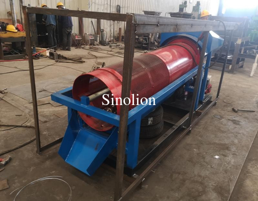 Diesel type small capacity  gold diamond  gravity separator trommel washing machinery equipment