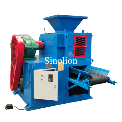 Coal briquetting machine with fully automatic feeding and sending system for production