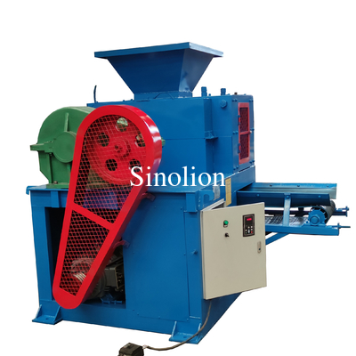 Coal briquetting machine with fully automatic feeding and sending system for production
