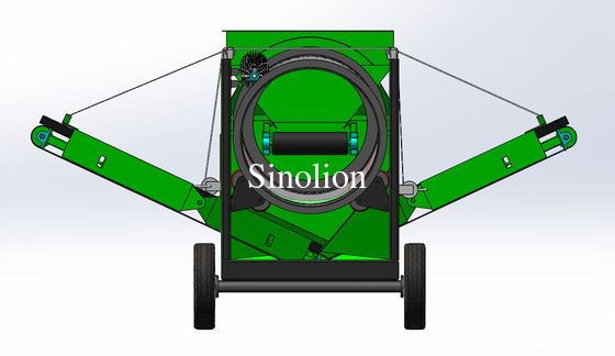 Direct Mobile Trommel Screener with Mesh Size 2-80MM and Durable Construction