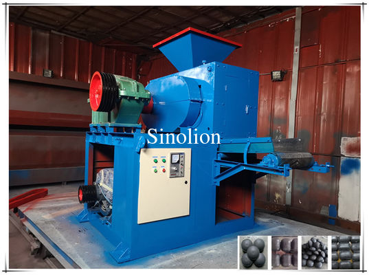 Barbecue Coal Charcoal Production Line Roller Briquette Machine 15-17(r/min) AC Motor Provided