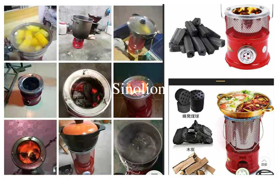 BBQ charcoal hexagon briquettes small home using furnace charcoal grill