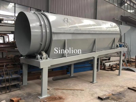 Heavy duty waste trommel screen for waste rock sand sorting compost trommel screen