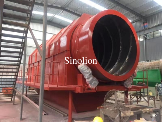 Easy Operation MSW/Compost Shaftless Trommel Screen for Refractory Materials Classification