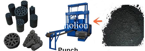 Latest raw coal powder dust briquetting shaping moulding compressing machine