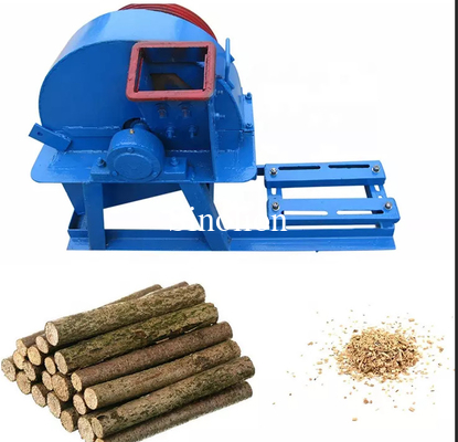 Mobile wood crusher machine using diesel power plant/corn stalk crusher
