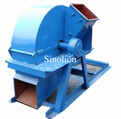 Mobile wood crusher machine using diesel power plant/corn stalk crusher